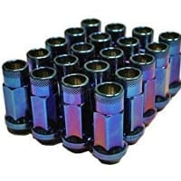 Muteki SR48 OPEN END Lug Nuts – BURNED BLUE – 12X1.25