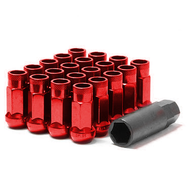 Muteki SR48 OPEN END Lug Nuts – RED – 12X1.50