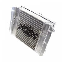 CSF Racing Dual Fluid Bar & Plate HD Oil Cooler w/ 9′ SPAL Fan