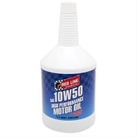 Red Line 10W50 Motor Oil Quart