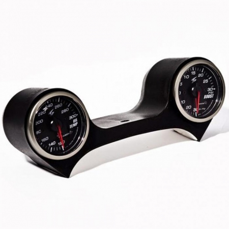 ATI 95-98 240SX (S14) Overlay w/Dual Fixed Gauge Pod 52mm | ATI-14-EZPOD-05