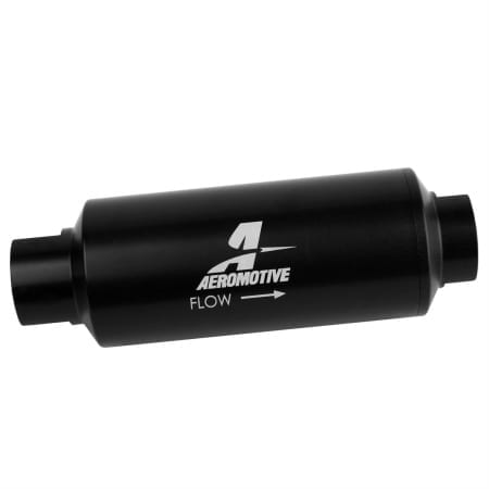 Aeromotive In-Line Marine Filter – AN-12 – 40 Micron SS Element – Black Hardcoat Finish