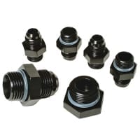 Aeromotive A4 Regulator Fitting Kit (for two (2) carbs) (4) AN-06/(1) AN-10/(1) AN-10 Plug)