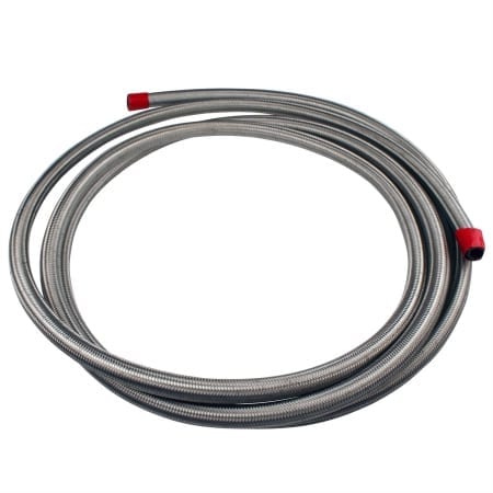 Aeromotive SS Braided Fuel Hose – AN-08 x 12ft