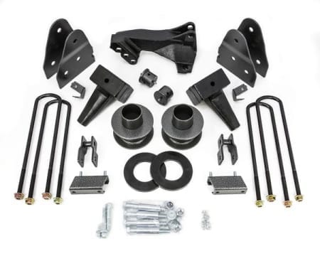 Rugged Off Road 11-16 Ford F-250/350 4WD 3.5in Lift Kit w/ 5in Tapered Blocks – 1 Piece Drive Shaft