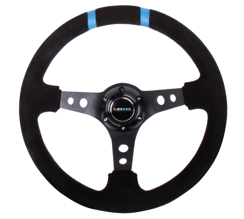 NRG RACE STYLE- 350mm Suede Sport Steering Wheel (3