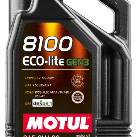 Motul 8100 ECO-LITE 0W20 Gen 3 – 5L