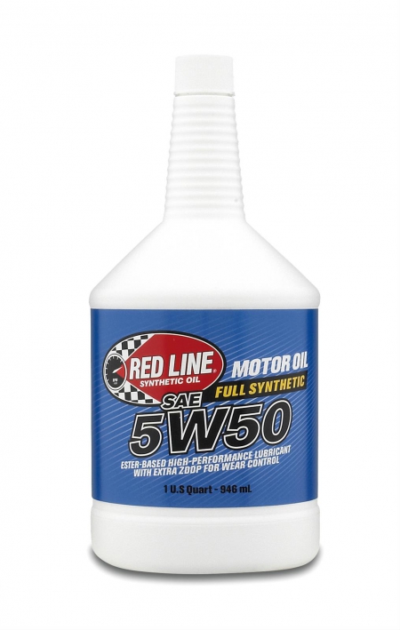 Red Line 5W50 Motor Oil Quart