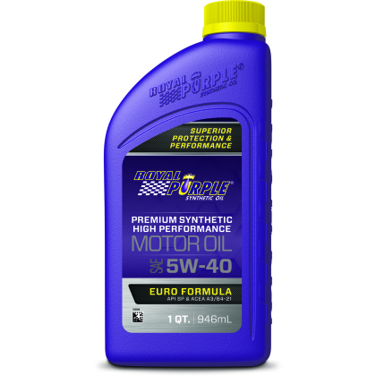 Royal Purple Premium Synthetic High Performance Euro Formula 5W-40 Motor Oil – 1 Quart