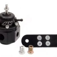 AEM Electronics Adjustable Fuel Pressure Regulator – Black | 25-302BK