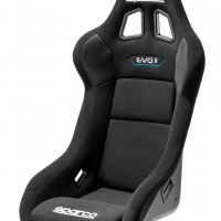 Sparco Evo II QRT Seat – Black | 008008RNR