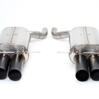 Dinan Free Flow Stainless Steel Exhaust w/ Black Tips -BMW M6 07-10