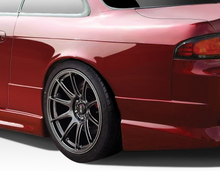 Duraflex C-Speed 50mm Rear Fenders – 2 Piece – 1995-1998 Nissan 240sx S14