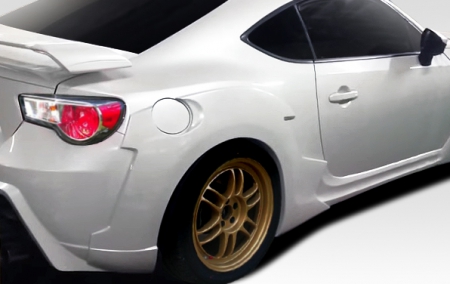 Duraflex 2013-2020 Scion FR-S Toyota 86 Subaru BRZ Duraflex W-1 Rear Fender Flares – 2 Piece (S)