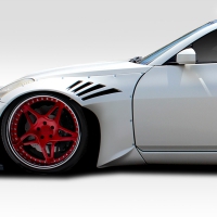 Duraflex 2003-2008 Nissan 350Z Z33 Duraflex RBS Front Fender Flares – 2 Piece