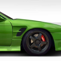 Duraflex Supercool Wide Body Front Fenders – 2 Piece – 1997-1998 Nissan 240sx S14