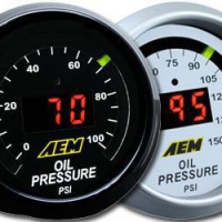 AEM 52mm Oil Pressure 150psi Digital Gauge | 30-4407