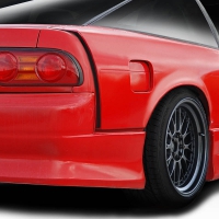 Duraflex K Power Style Rear Fenders for 1989-1994 Nissan 240sx S13 HB