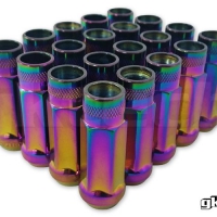 GKTech M12 x 1.5 Open End Lug Nuts – Neo Chrome