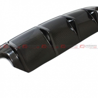 CT Glossy Carbon Fiber Rear Diffuser Lip – Infiniti Q50 14-17 V37