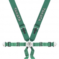 Takata Race 6pt 3×2 Harness – Green | 94004-H2