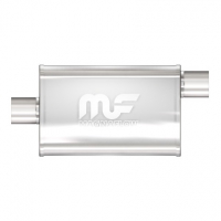 MagnaFlow 4″ X 9″ Oval Center/Offset Straight Through Performance Muffler