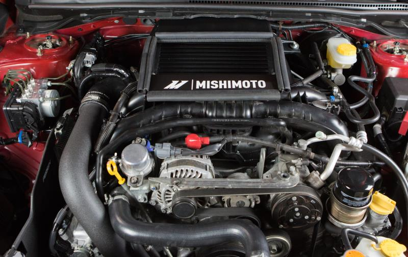 Mishimoto Street Performance Top-Mount Intercooler Shroud - Black - 2015+  Subaru WRX