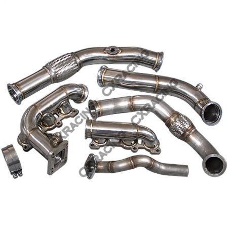 CX Racing Turbo Manifold Header Downpipe For Toyota 95-04 Tacoma 5VZFE 5VZ-FE 5VZ