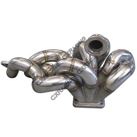 CX Racing T3/T4 Turbo Manifold – 98-05 Lexus IS300 2JZ-GE NA-T (Keeps ABS Unit)