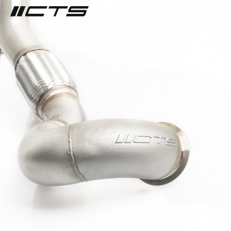 CTS Turbo MQB AWD Exhaust Downpipe (MK7/MK7.5 GOLF AWD, GOLF R, A3/S3/TT/TT-S QUATTRO)