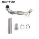 CTS Turbo MQB FWD Exhaust Downpipe with HIGH FLOW CAT (MK7/MK7.5 Golf, GTI, GLI, A3 FWD)