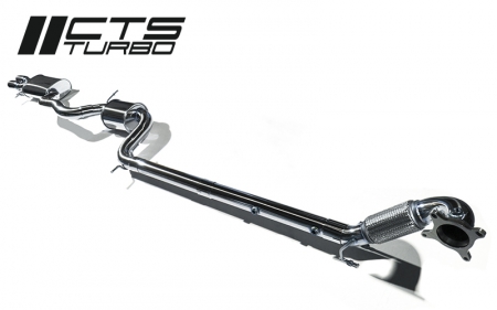 CTS Turbo VW MK6 Jetta Gen 1 3″ Turbo-back Exhaust High-Flow Cat