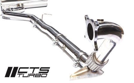 CTS Turbo VW MK6 Golf R 3″ Turbo Back Exhaust High-Flow Cat