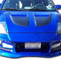 Duraflex 2000-2005 Mitsubishi Eclipse Bomber Front Bumper Cover – 1 Piece