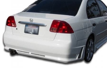 Duraflex 2001-2005 Honda Civic 4DR R34 Rear Bumper Cover – 1 Piece