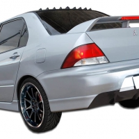 Duraflex 2002-2003 Mitsubishi Lancer MR Edition Rear Bumper Cover – 1 Piece