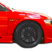 Duraflex 2003-2006 Mitsubishi Lancer Evolution 8 9 VT-X Wide Body Front Fenders – 2 Piece