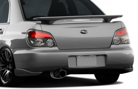 Duraflex 2004-2007 Subaru Impreza WRX STI 4DR C-Speed 2 Rear Add Ons Spat Bumper Extensions – 2 Piece