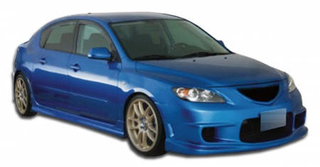 Duraflex 2004-2009 Mazda 3 4DR I-Spec Front Bumper Cover – 1 Piece