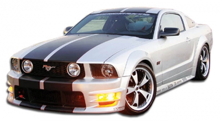 Duraflex 2005-2009 Ford Mustang GT500 Wide Body Kit – 10 Piece