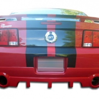 Duraflex 2005-2009 Ford Mustang Racer Rear Lip Under Spoiler Air Dam – 1 Piece