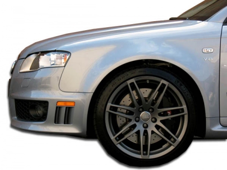 Duraflex 2006-2008 Audi A4 S4 B7 4DR RS4 Wide Body Front Fenders – 2 Piece