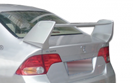 Duraflex 2006-2011 Honda Civic 4DR R-Spec Wing Trunk Lid Spoiler – 1 Piece