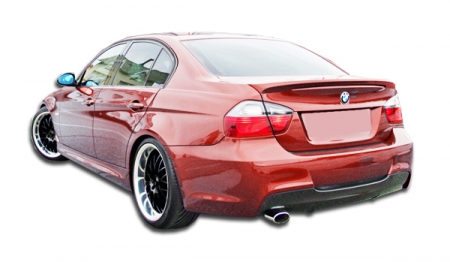 Duraflex 2006-2011 BMW 3 Series E90 4DR M-Tech Rear Bumper Cover (single exhaust) – 1 Piece