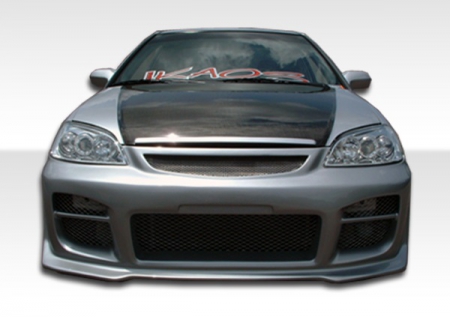 Duraflex 2001-2003 Honda Civic 2dr / 4DR R34 Front Bumper Cover – 1 Piece