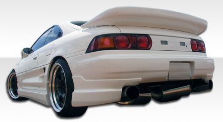 Duraflex 1991-1995 Toyota MR2 Type B Rear Add Ons Spat Bumper Extensions – 2 Piece