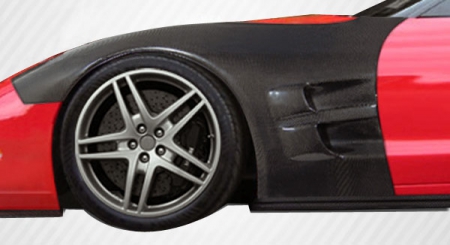 Duraflex 1997-2004 Chevrolet Corvette C5 Carbon Creations ZR Edition Fenders – 2 Piece