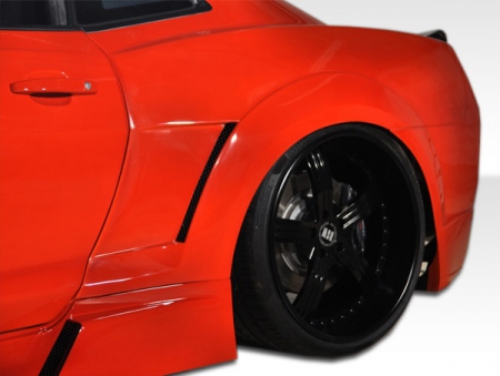 Duraflex 2010-2015 Chevrolet Camaro Circuit Wide Body Rear Fender Flares – 2 Piece