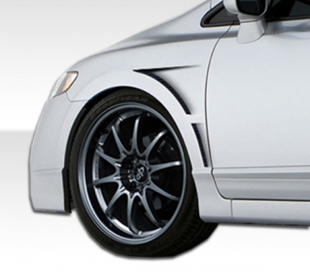 Duraflex 2006-2011 Honda Civic 4DR GT Concept Fenders – 2 Piece