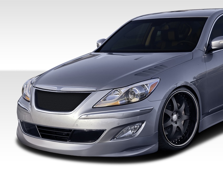 Duraflex 2009-2011 Hyundai Genesis 4DR Executive Front Lip Under Spoiler Air Dam – 1 Piece